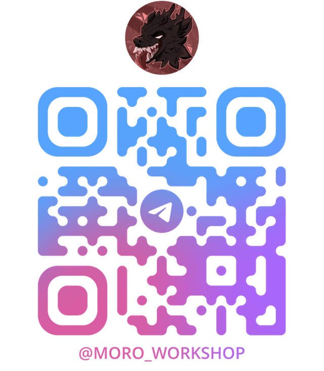 QR-код для перехода в Telegram Moro Workshop