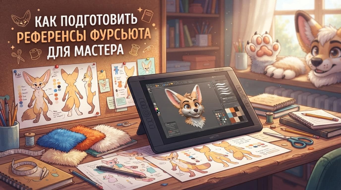 Как подготовить референсы персонажа для мастера
